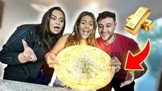 COMEMOS UMA PIZZA DE OURO DE R$42.200,00!!!