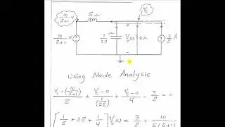 Circuits 2   Laplace transform