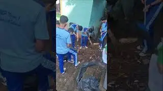 Jumsih dan menanam pohon SMPN 1 CIKARANG SELATAN