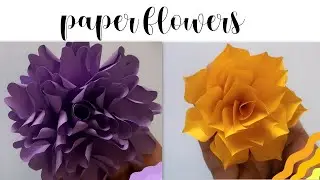 How to make Realistic, Easy paper Roses | Paper flower DIY| Rose flower making..