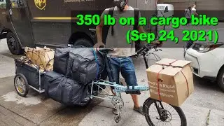 350 lb of meals delivered by cargo bike