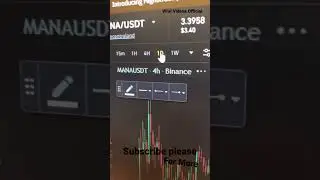 Mana token 1D trade update crypto currency’s #foryou #shorts #subscribe #crypto #shibainu #mana