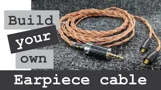 DIY 4 wire IEM headphone cable Tutorial pt.2 Finishing your IEM headphone cable