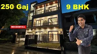 250 Gaj Beautiful House | 9 BHK House Kothi with Lift for Sale in Mohali | House Interior Design