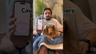 Couples Dictionary but only with words that relate to our dog #couplesdictionary #dachshund #dog