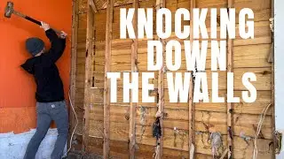 Barn Renovation: Knocking down walls and pouring concrete
