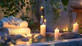 마사지할 때 틀어 놓으면 잠이 솔솔 와요 + 물소리 🎵 마사지음악, 수면음악, 스파음악 (Restfulness)