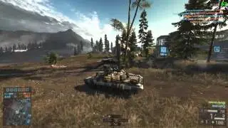 [Battlefield 4] Zavod Tank Gameplay 58 Killstreak in 13 min