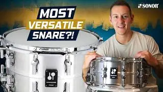 Sonor Kompressor Aluminum Snare Drum Demo 14 x 5.75