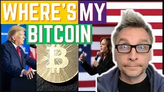 Trump or Harris Whos better for my Bitcoin? #thecryptofather #bitcoin #elections2024 #trump #harris