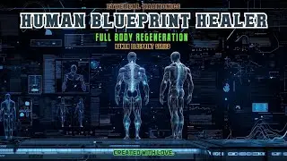 Human Blueprint Healer 🌟✨ [Full Body Regeneration] 💫🧬 1111Hz 🎶 (Ambient Healing Frequency Music)