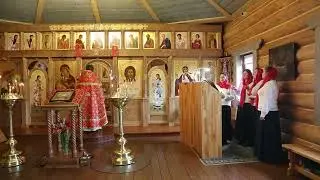 Хор храма иконы Божией матери Неупиваемая Чаша в пос.Киевский. Видеозапись Богослужения.