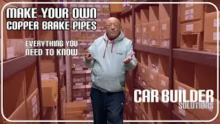 How make copper brake pipes using a hand held brake pipe flare tool and pipe straighter.