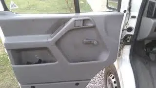 Снять ручку стеклоподъёмника, чтобы снять карту двери Sprinter, VW LT