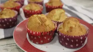 Muffins de manzana y avena | Receta fácil de magdalenas