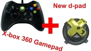 DIY. mod controller x-box 360 replace d-pad. Модификация контроллера, замена крестовины