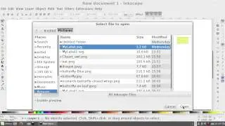 Inkscape 12 Opening File