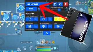 NEW! BEST 4 FINGER HUD LAYOUT FORTNITE SIMPSON SEASON | FORTNITE MOBILE