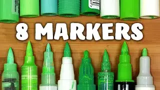 The ULTIMATE Acrylic marker comparison (Arrtx, Ohuhu, Copic & more)
