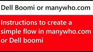 How to create a flow with navigation in Boomi flow or Manywho.com | Tutorials for beginners