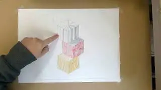Isometric Drawing Task   Stacked Cubes