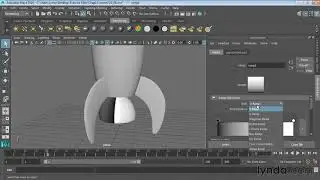 85. Проецирование текстур на поверхности NURBS. Курс Maya для начинающих. Урок №85