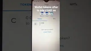 How to get back test coin on Metamask app after to add Core