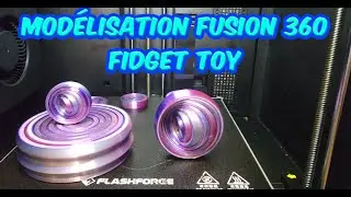 Tuto Fusion360 modéliser un fidget toy rotatif