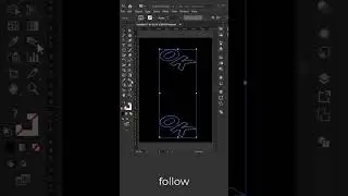 blend text effect in Illustrator 