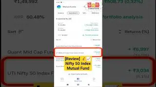 [Review] 💰📈Nifty 50 Index Mutual Fund Investment Review #groww #mutualfunds #shorts #review#reviews