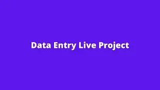 Simple Data Entry Project #RubelIslam