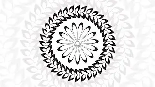 Geometrical flower shapes within a minute | Illustrator for beginners