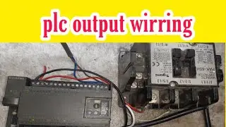plc output wirring | siemens plc output connection | plc complete testing | vfd repairing lab