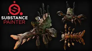 In Depth Texturing Workflow: Substance Painter - Shark Lobster/Crab