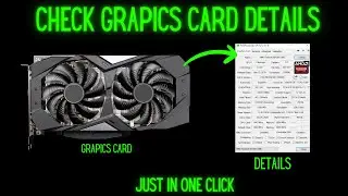 How to Check Complete Details About GrapicsCard | TechPowerUp GPU-Z