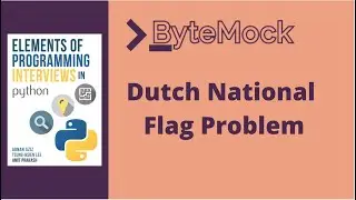 Dutch National Flag Problem | EPI Python Solutions