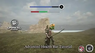 Unreal User Widget Tutorial Sekiro Dark Souls Style Health XP Bar, Part 1 Create Material