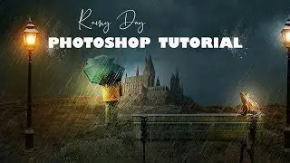 Rain - photoshop manipulation tutorial