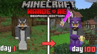 100 Hari Hardcore di MINECRAFT BEDROCK EDITION  [MCPE]