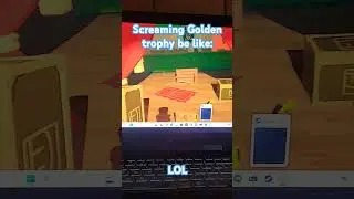 Scream Golden trophy #viralvideo #meme #recroom #vr #oculusquest2 #funnyvideo