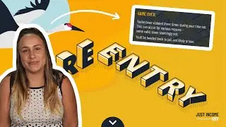 Justice-Impacted Person Plays ReEntry E-learning Platform
