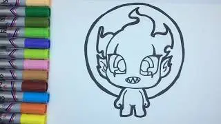 신비아파트 | 청목형형 | 따라그리기 색칠하기
