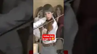 15-year-old Joshua Bell playing Tchaikovsky 😲 #violin