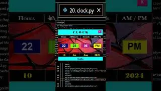 Clock👌| Python 