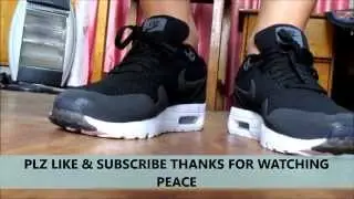 Unboxing of Nike Air Max 1 Ultra Moire on feet