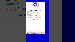 Algebraic Expansion 6