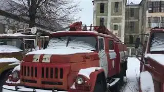Заброшенная пожарная техника