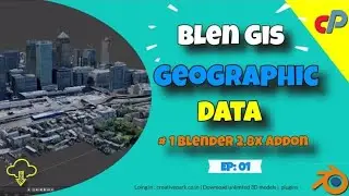 How To Install Blender Gis addon | Free Blender 2.82  External Addon | Part-1 |