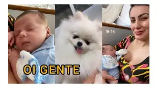 Andressa Urach compartilha momentos fofos com o filho e a cachorrinha