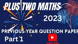 Plus Two Maths 